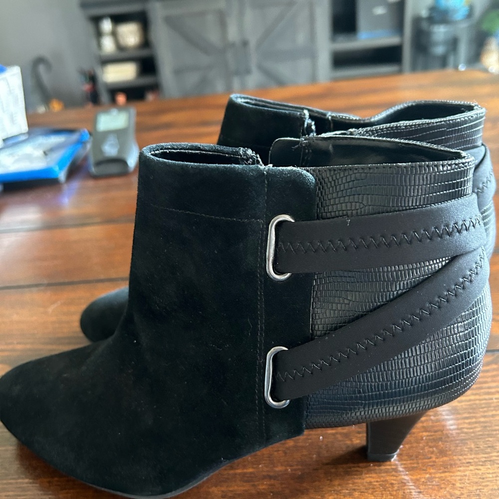Alfani Step n Flex booties with heel